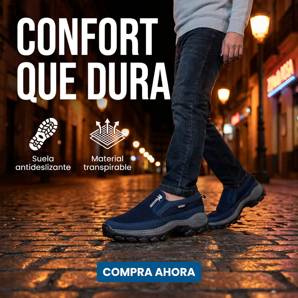 Calzado Mocasín Confort Titanium Slip-on