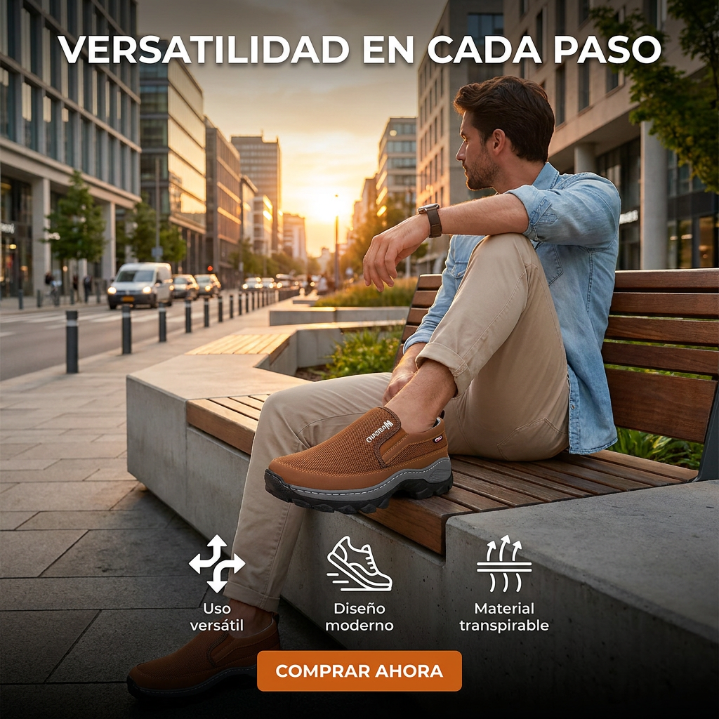 Calzado Mocasín Confort Titanium Slip-on