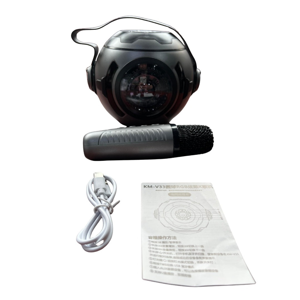 Mini Parlante Con Karaoke KM-V33 FX