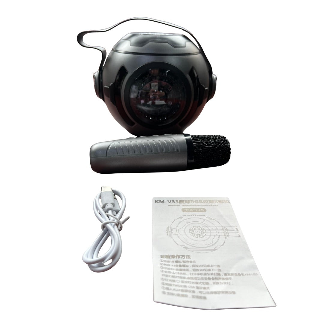 Mini Parlante Con Karaoke KM-V33 FX